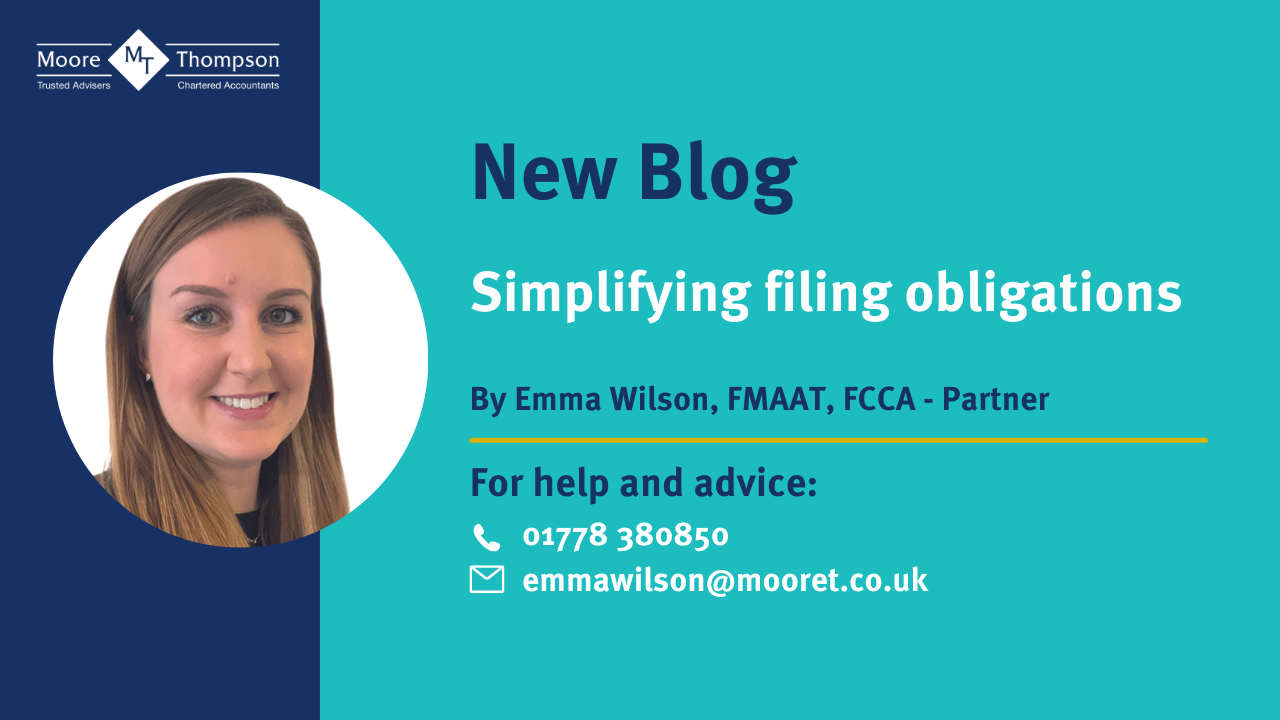 Simplifying filing obligations moore thompson