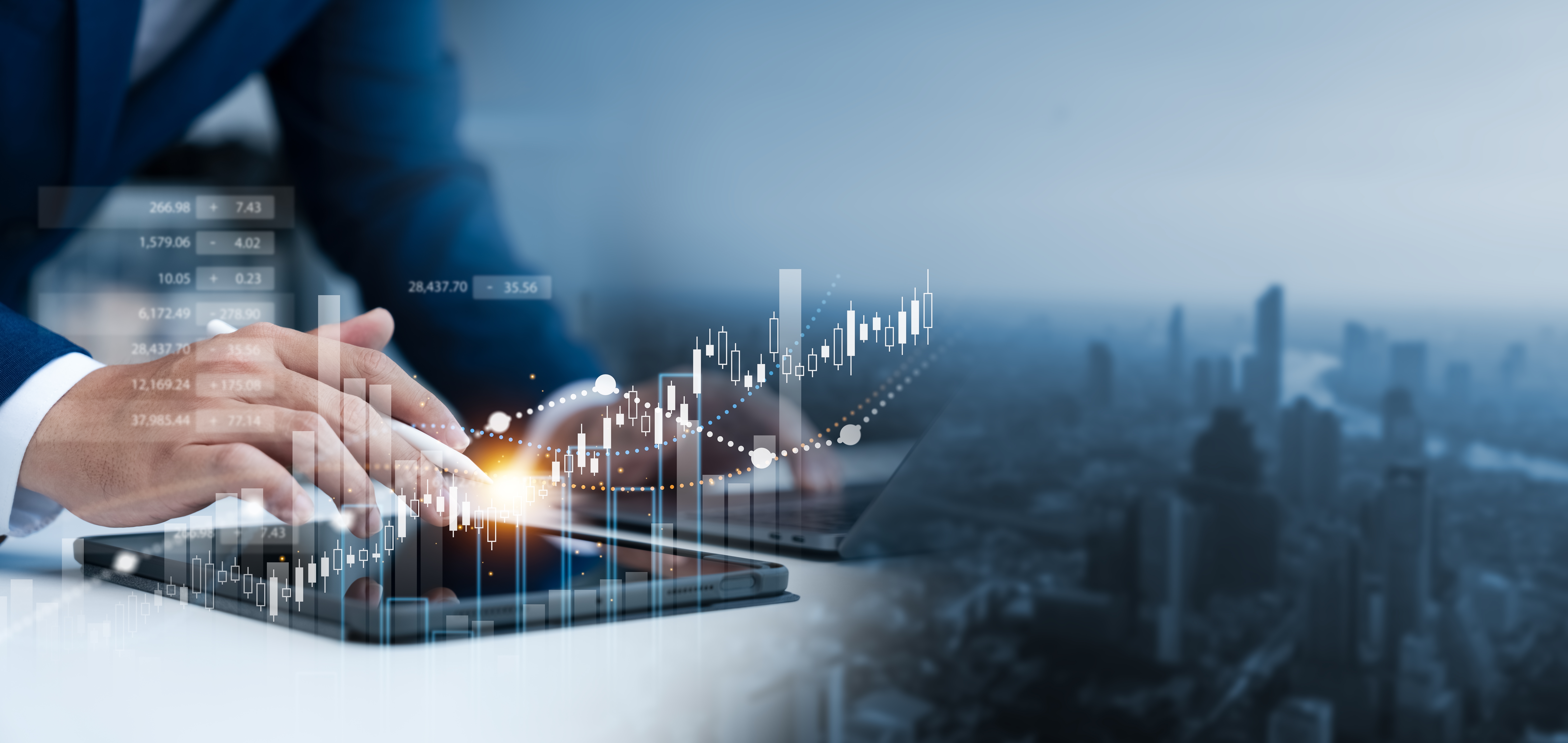 Businessman,Analyzing,Company's,Financial,Balance,Sheet,Working,With,Digital,Augmented